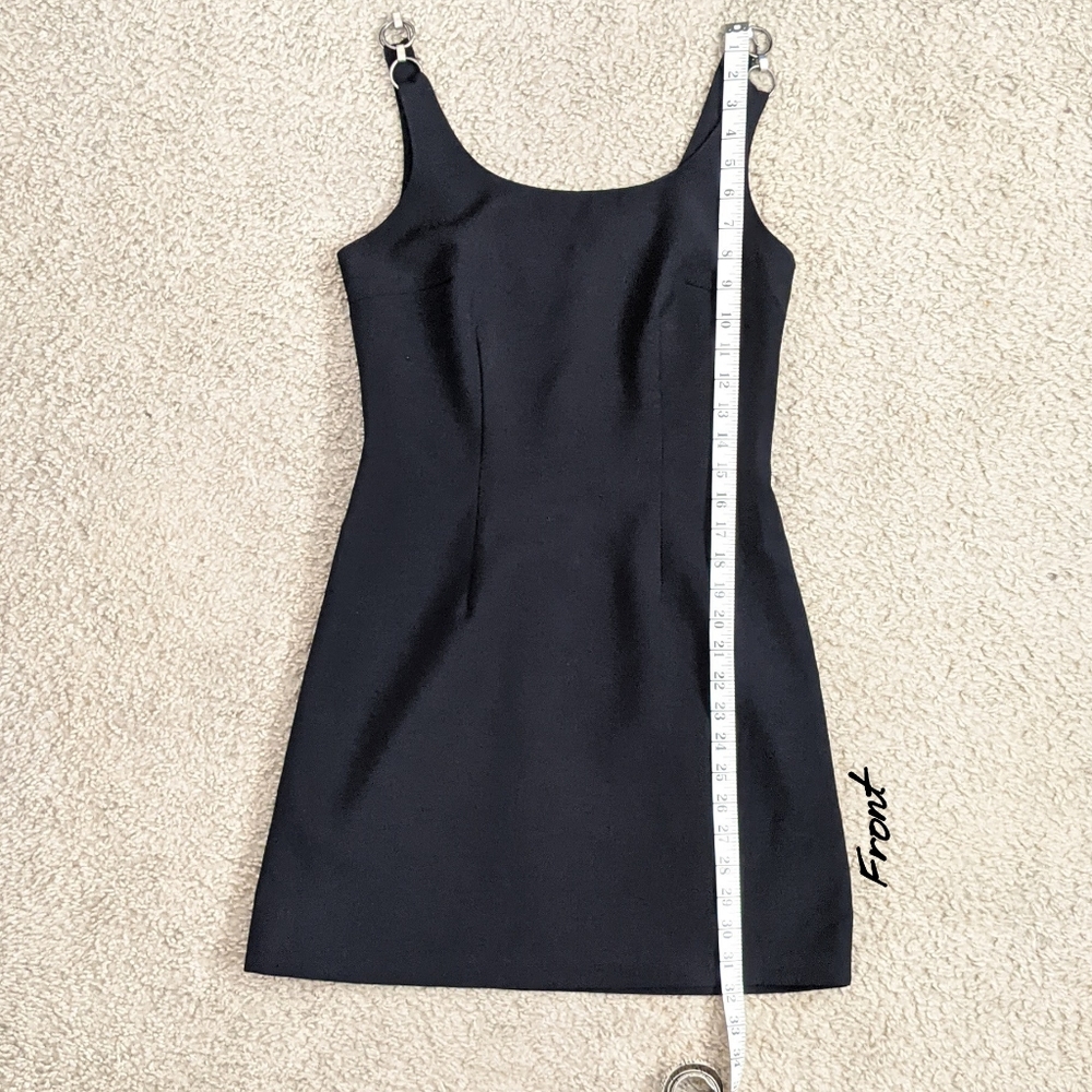 XOXO Little Black Chain Dress